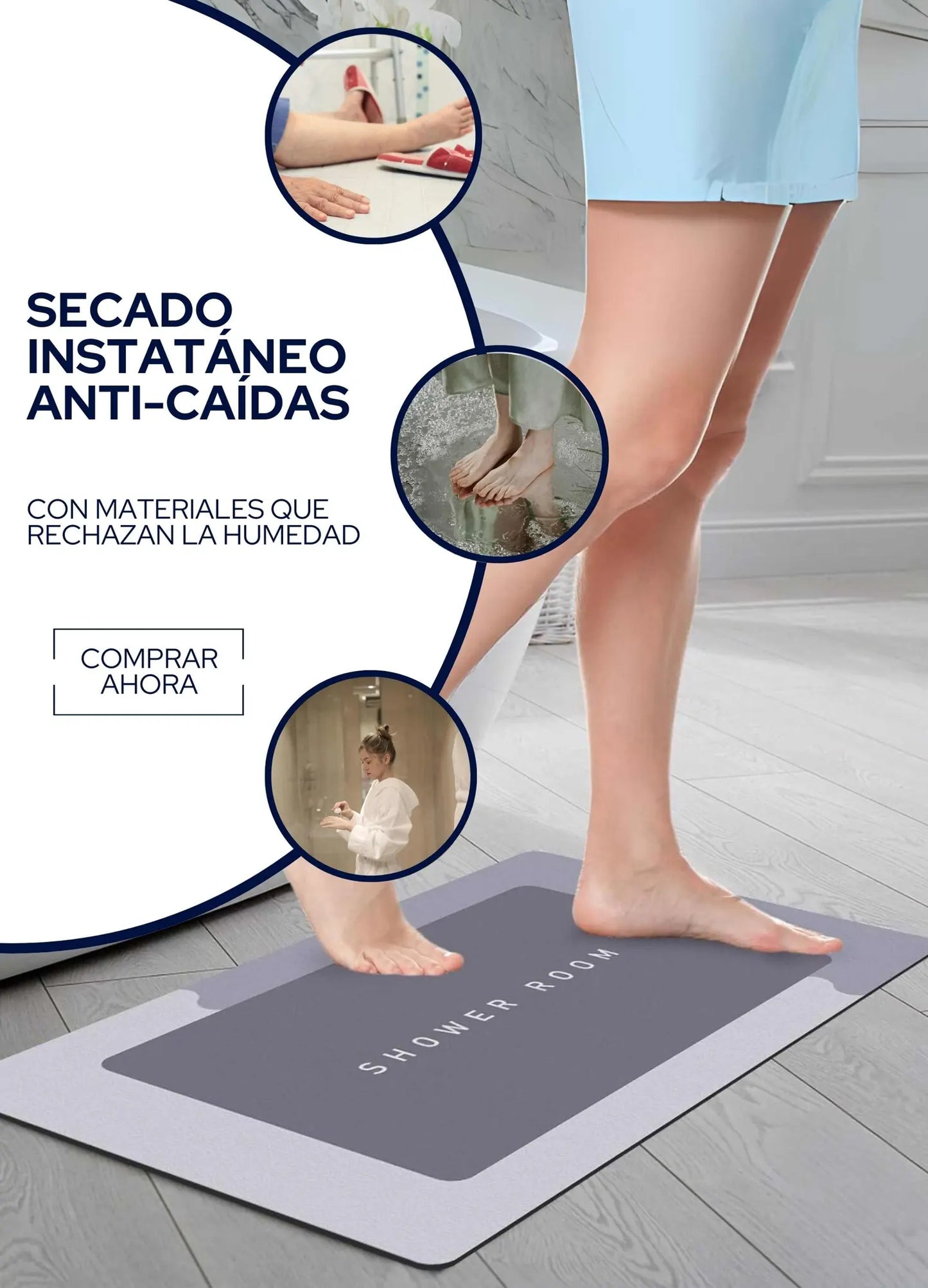 2X1 TAPETE SECADO RAPIDO REPELENTE DE AGUA💦